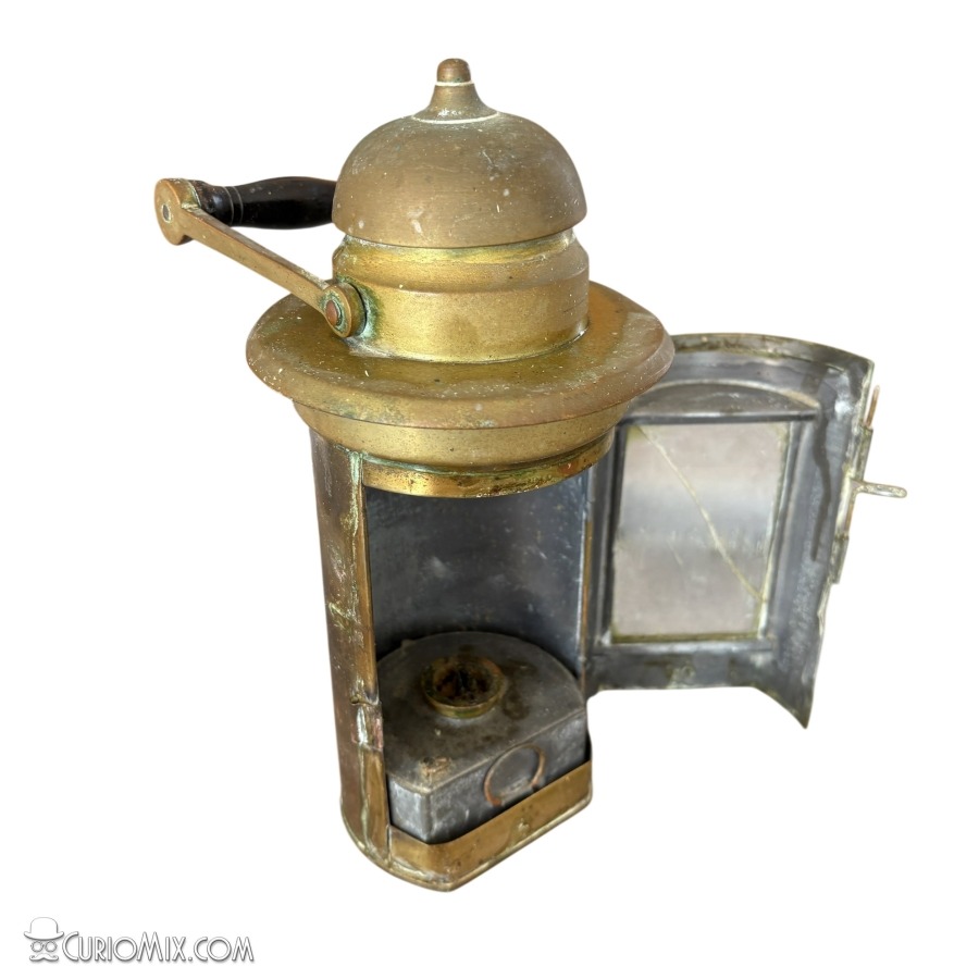 French A.F.G. Brass Lantern - Image 3