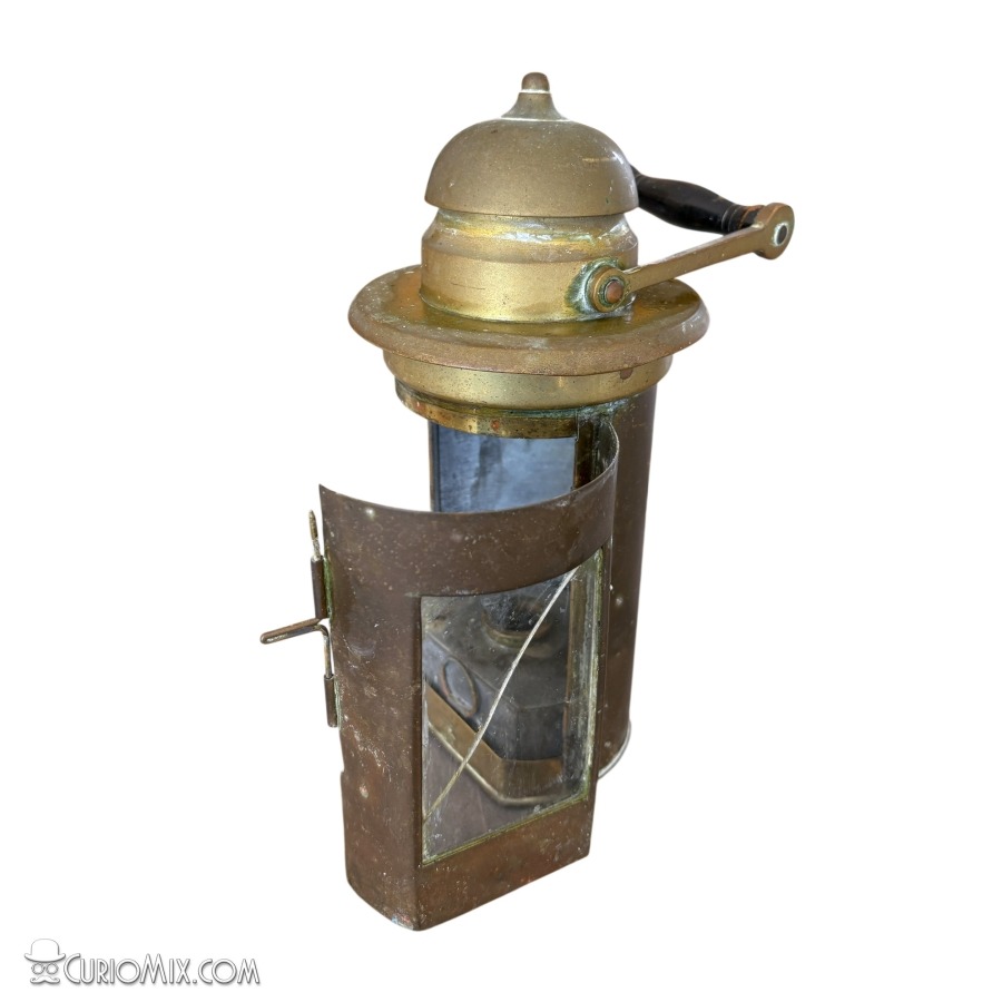 French A.F.G. Brass Lantern - Image 2