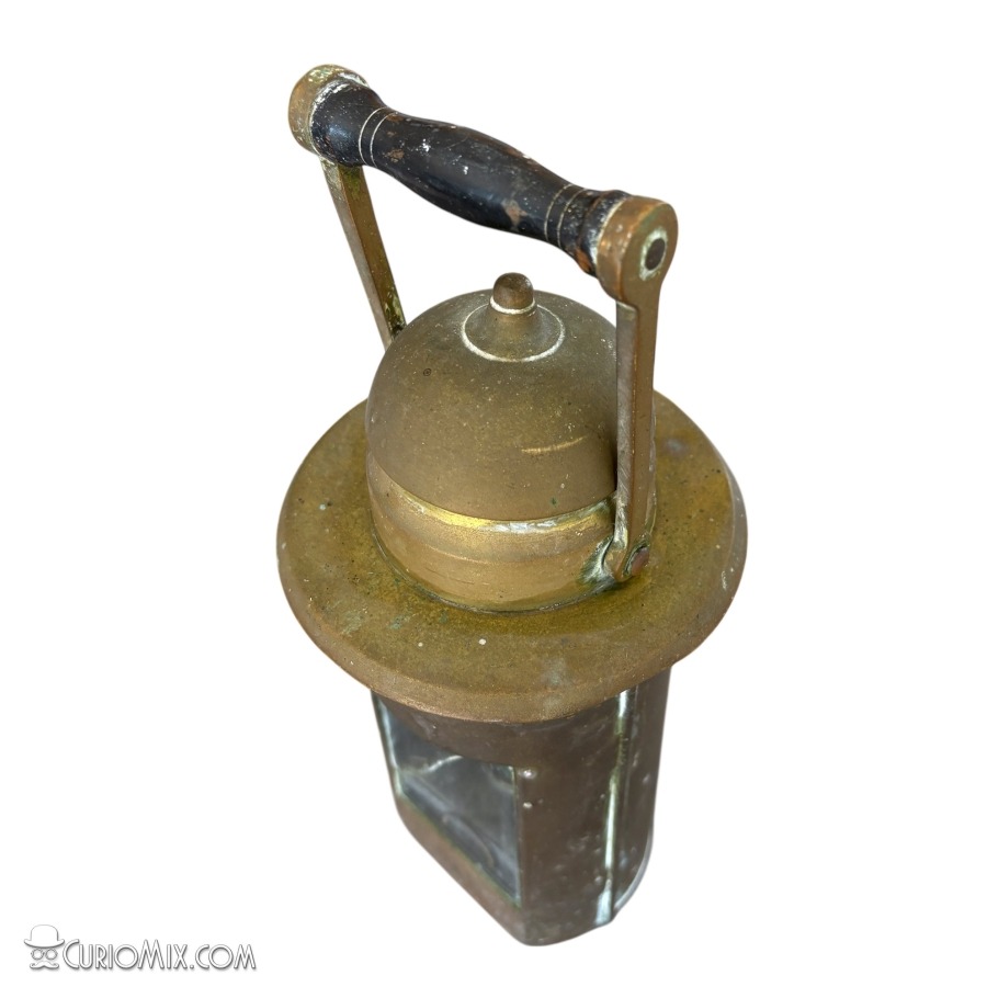 French A.F.G. Brass Lantern - Image 5