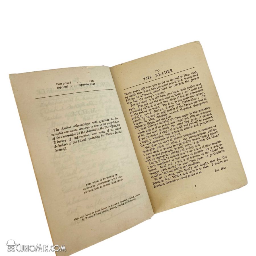 Book - Malta-The Unconquered Isle - Image 2