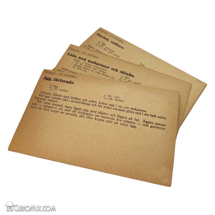 Recipe Cards 1920s - Image 3