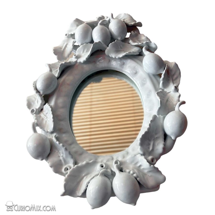 Ceramic Framed Mirror