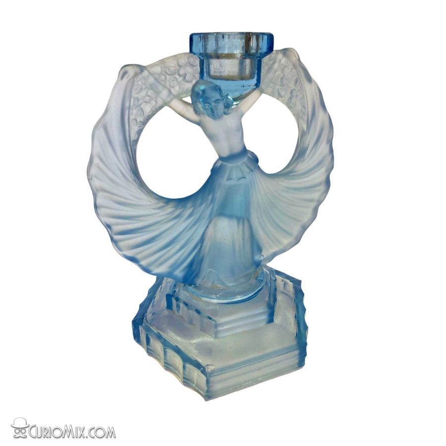 Glass Candlesticks - Image 4