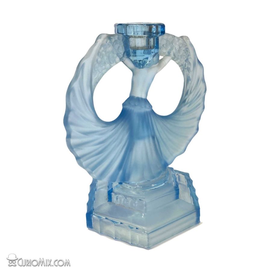 Glass Candlesticks - Image 2