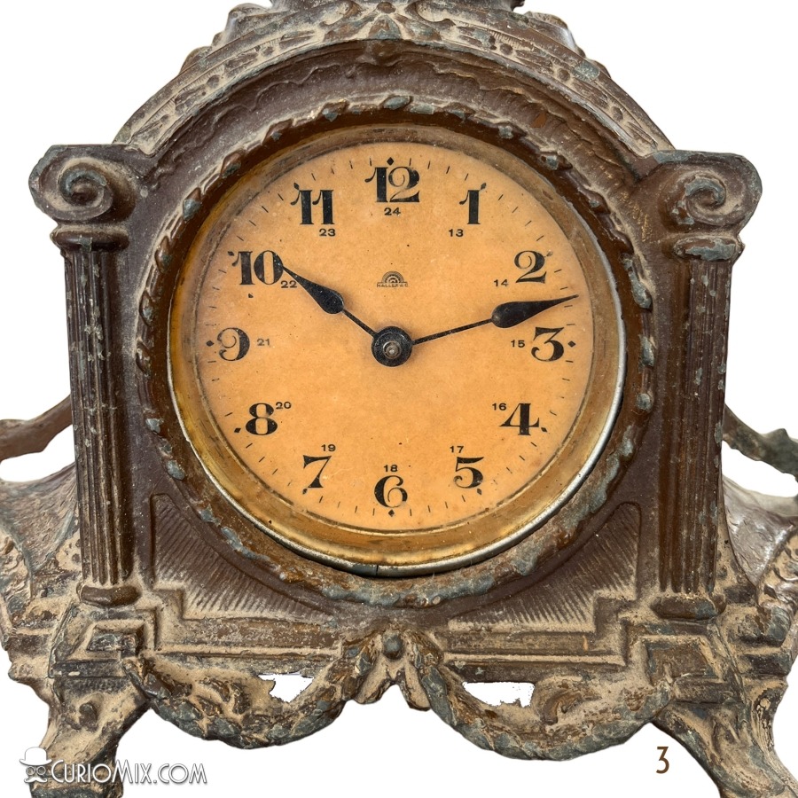 Spelter Mantel Clock - Image 2
