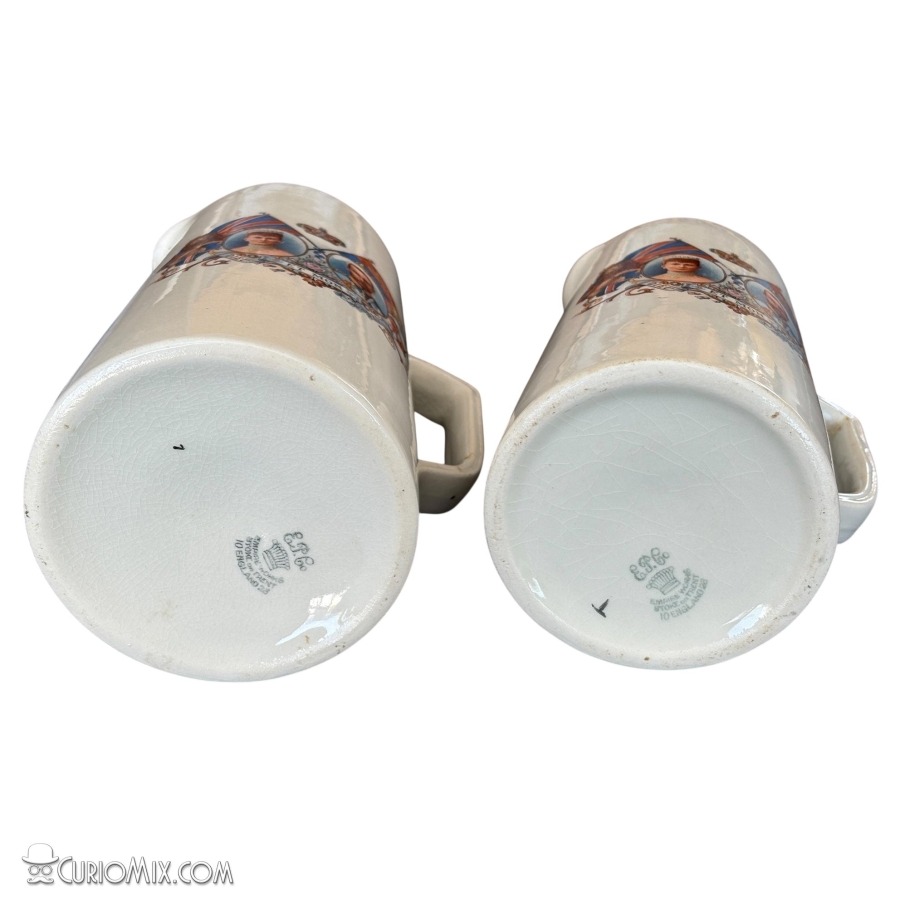King George V & Queen Mary Commemorative Jugs - 1911 - Image 4